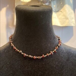 Handmade Garnet Choker